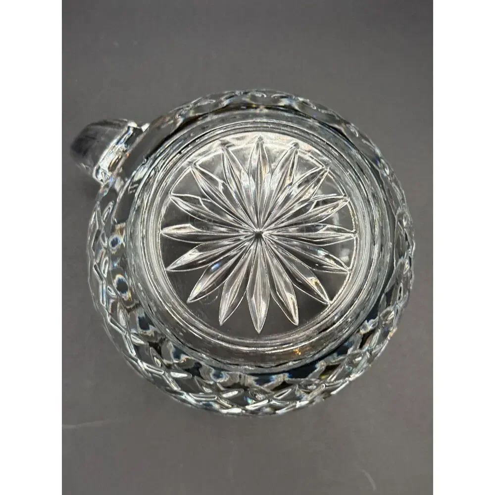 ✨ FTD Crystal FTY2 20 oz Pitcher – Cut Crystal Creamer Syrup Server 4.5”